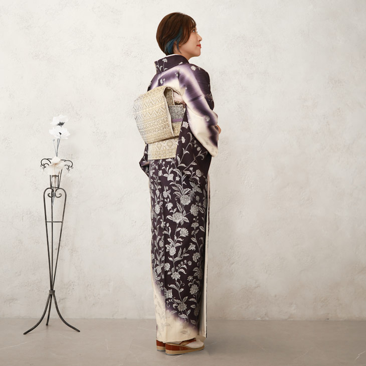 楽天市場】【レンタル】訪問着 フルセット京友禅 モダン 金彩 高級訪問