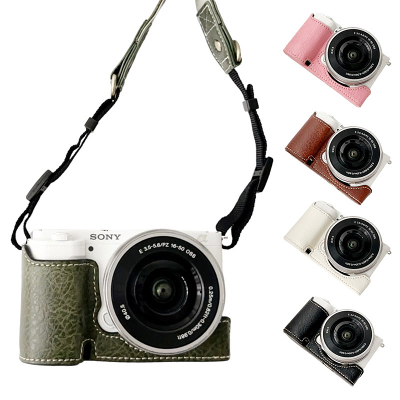 楽天市場】一眼レフ カメラケース Sony ZVE10 用 レザー ケース