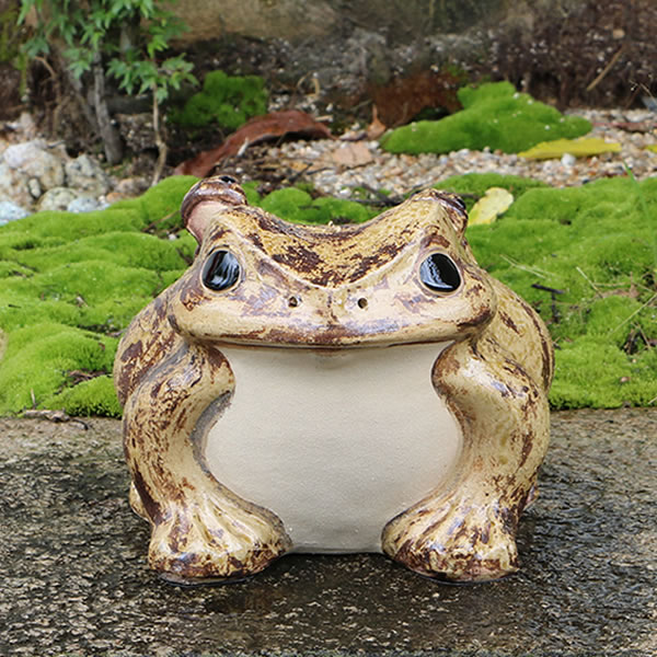 楽天市場】【38時間限定20%OFFクーポン配布中】信楽焼 12号蛙 縁起物
