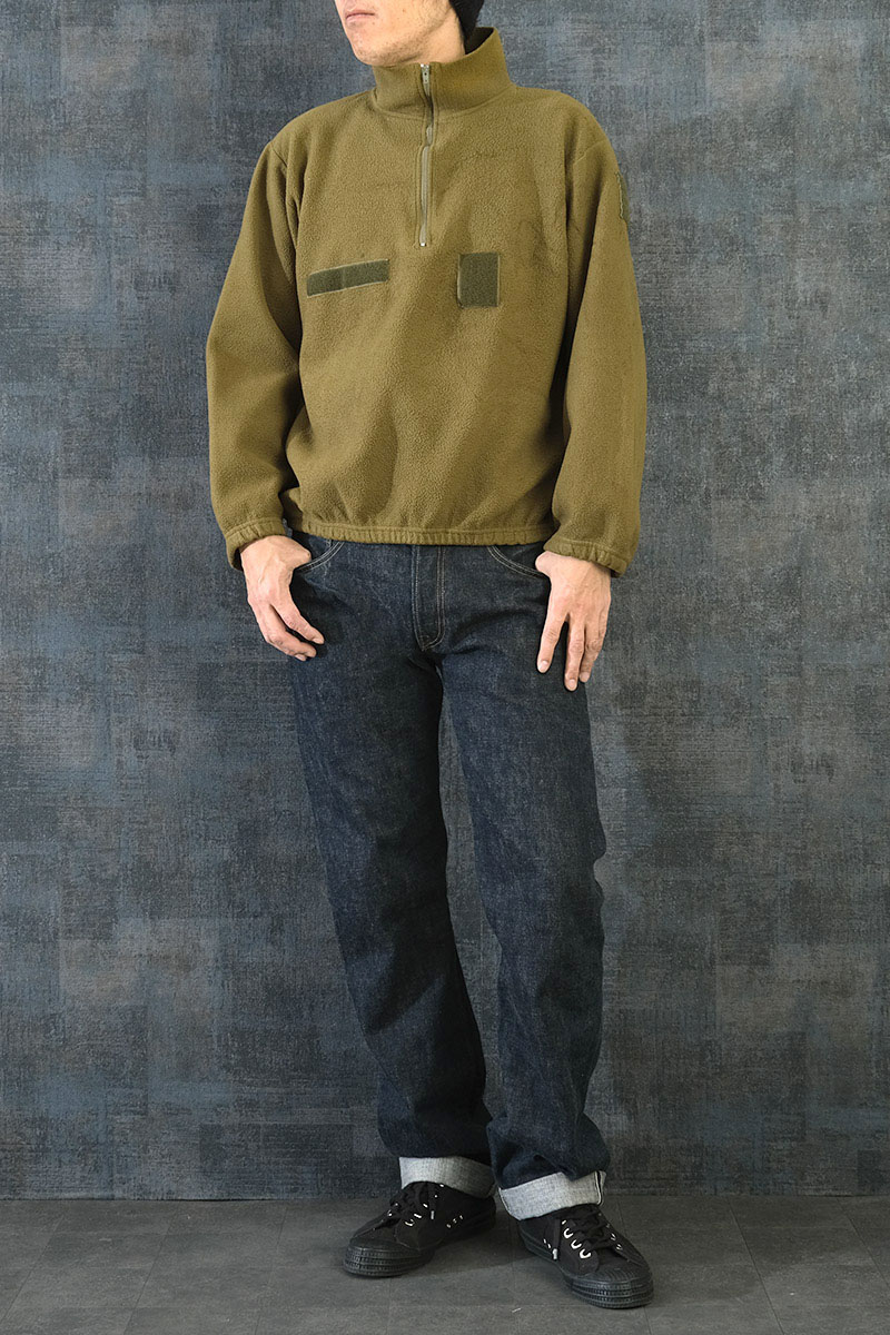 楽天市場】イタリア軍 プルオーバー フリースジャケット オリーブ USED