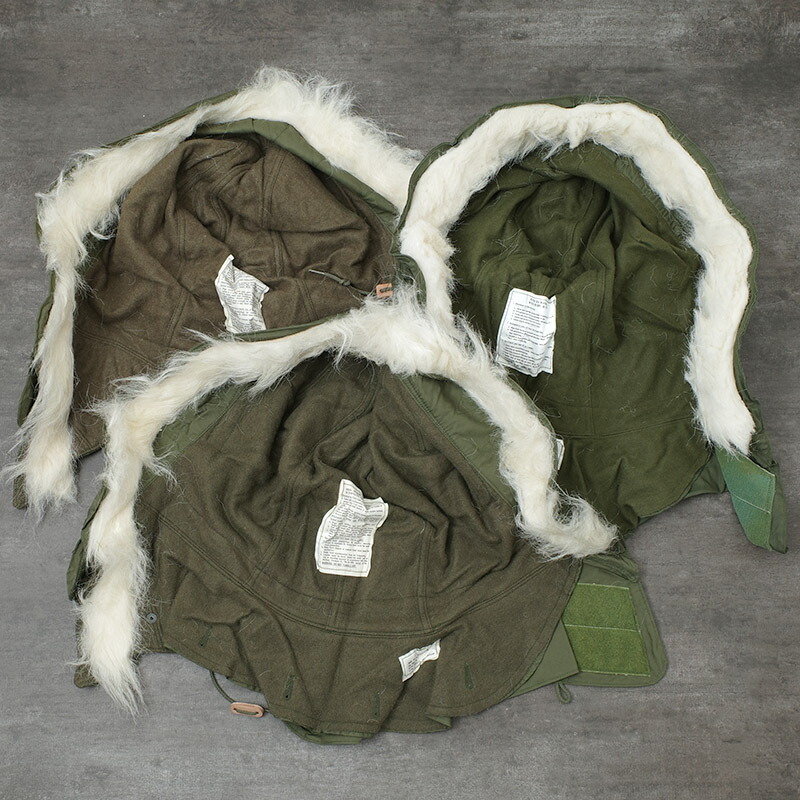 楽天市場】米軍 M-65パーカー用フード アクリルファー デッドストック