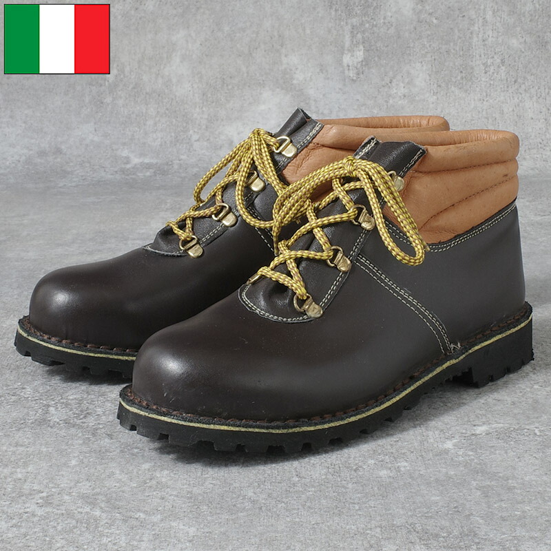 楽天市場】イタリア軍 EI レザー マウンテンブーツ 4カン ダーク