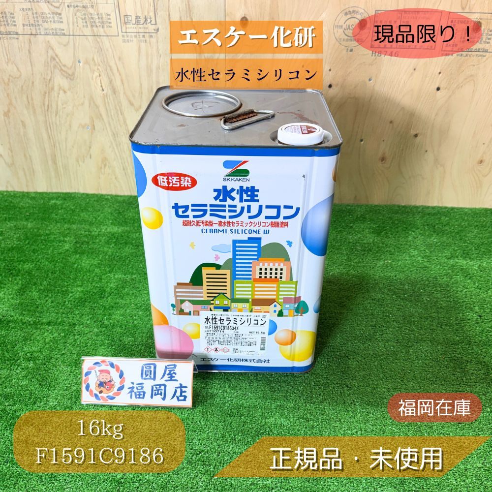 楽天市場】エスケー化研 水性セラミシリコン F1591C9186 コイメ 16kg