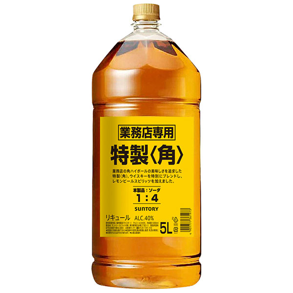 楽天市場】角 ウイスキー 5l 40度 5L 5000ml 業務用 最強配送