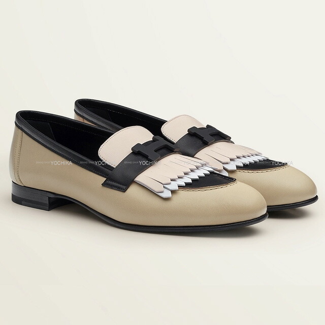 楽天市場】2022年 春夏 HERMES エルメス シューズ フリンジ モカシン