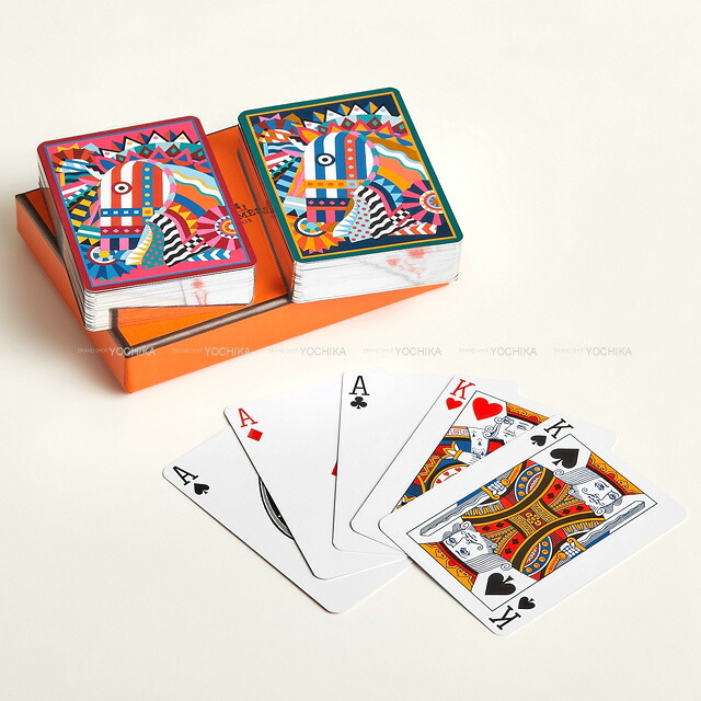 楽天市場】HERMES エルメス トランプ ブリッジカード シュヴァル ドゥ