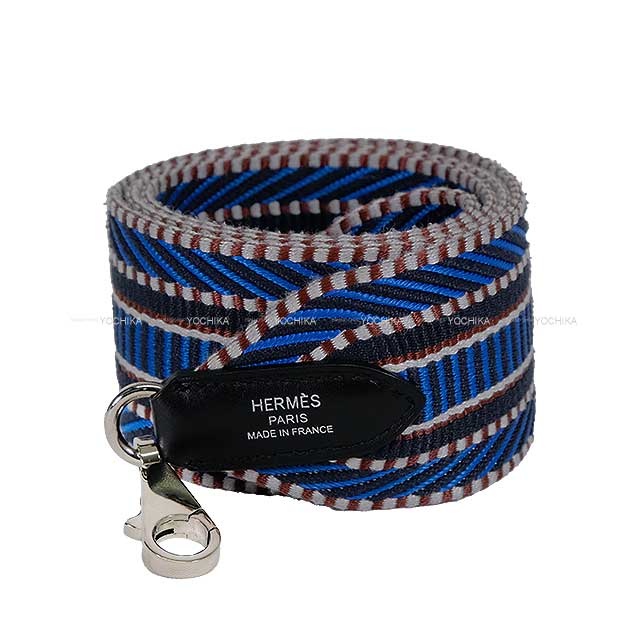 エルメス　バンドリエール　ブルーペール HERMES エルメス ショルダーストラップ 