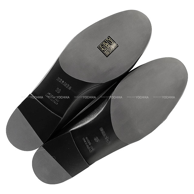 楽天市場】HERMES エルメス モカシン シューズ ジュリア #39 黒