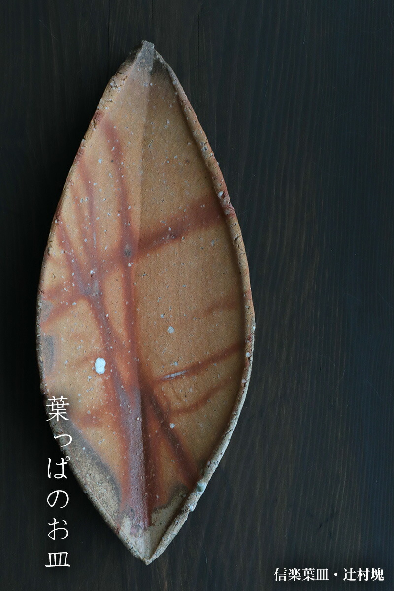 楽天市場】信楽焼：信楽葉皿・辻村塊《中皿・31.0cm》 : 和食器の愉し