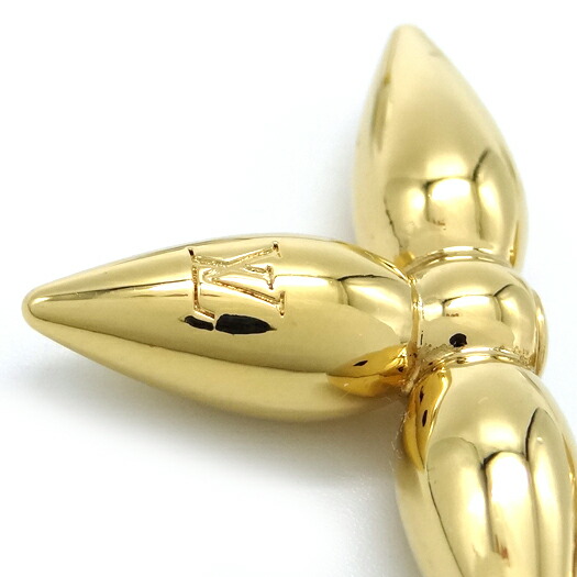 楽天市場】【中古】ルイ ヴィトン ピアス ルイゼット メタル ゴールド