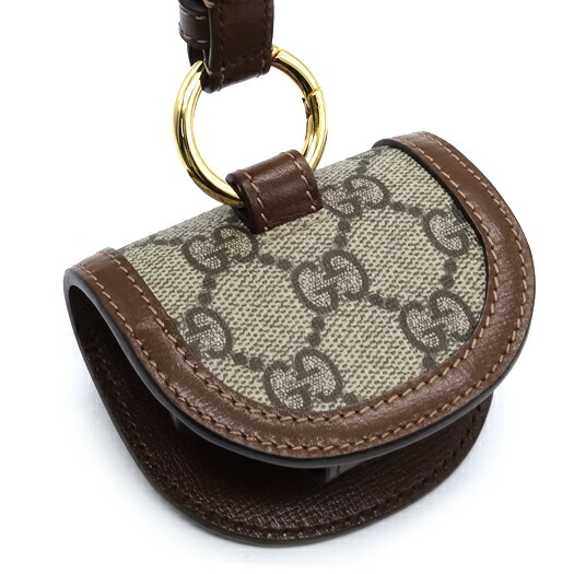 楽天市場】グッチ ホースビット Airpods ケース GGスプリーム ブラウン