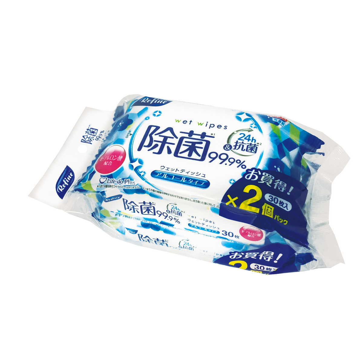 楽天市場】ライフ堂 リファイン ウェットティッシュ アルコール除菌