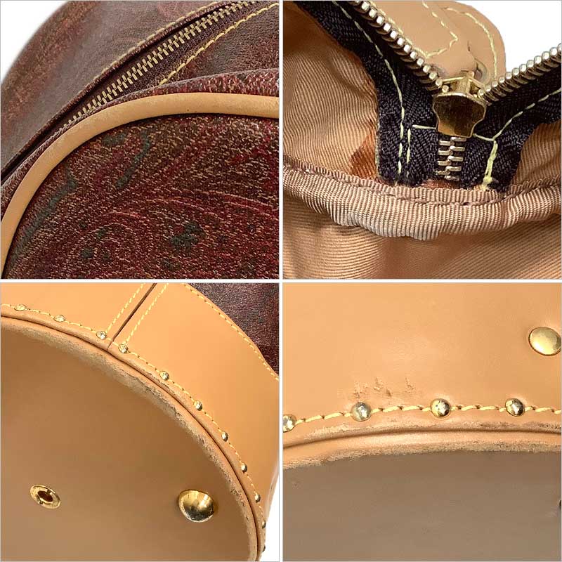 楽天市場】ETRO エトロ キャディバッグ ブラウン ベージュ マルチ