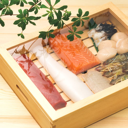 楽天市場】ネタ箱 大 目皿・アクリル蓋付 39x29xH10cm / 業務用 寿司