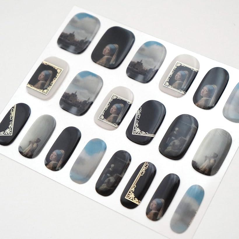 楽天市場】ネイルシール Johannes Vermeer 真珠の耳飾りの少女 絵画