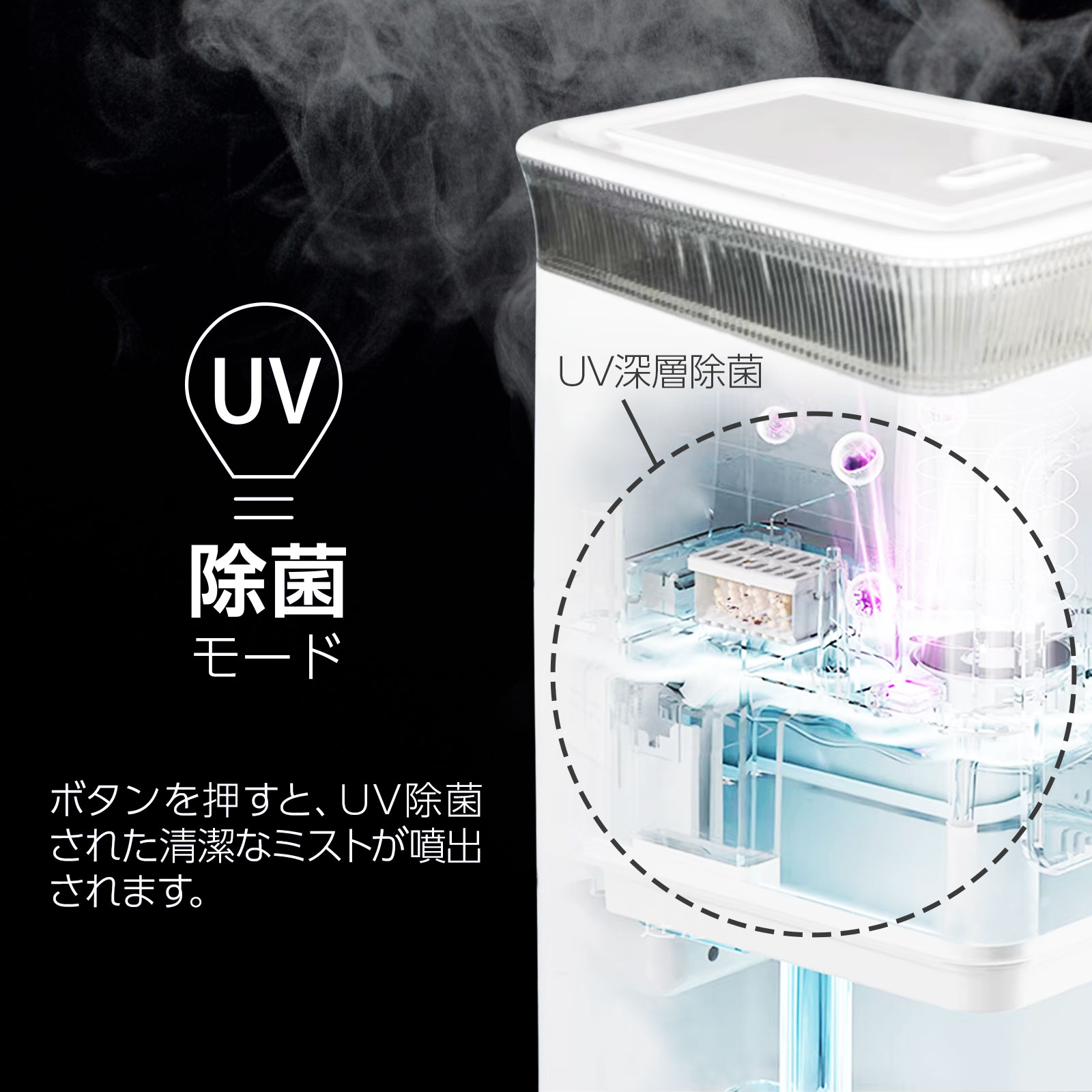 楽天市場】【スーパーSALE 特別価格】加湿器 大容量 省スペース タワー