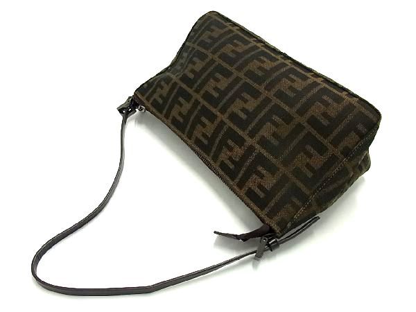 楽天市場】□極美品□ FENDI フェンディ ズッカ柄 ナイロンキャンバス