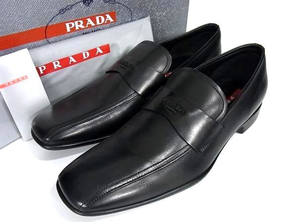 楽天市場】□極美品□ PRADA プラダ プラダスポーツ レザー ローファー