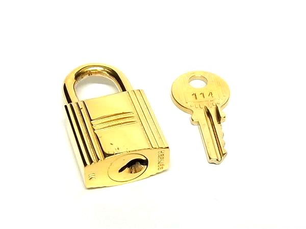 楽天市場】□美品□ HERMES エルメス カデナ 南京錠 パドロック 114 鍵