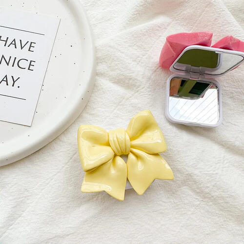 楽天市場】スマホグリップ 韓国 リボン かわいい ミラー おしゃれ