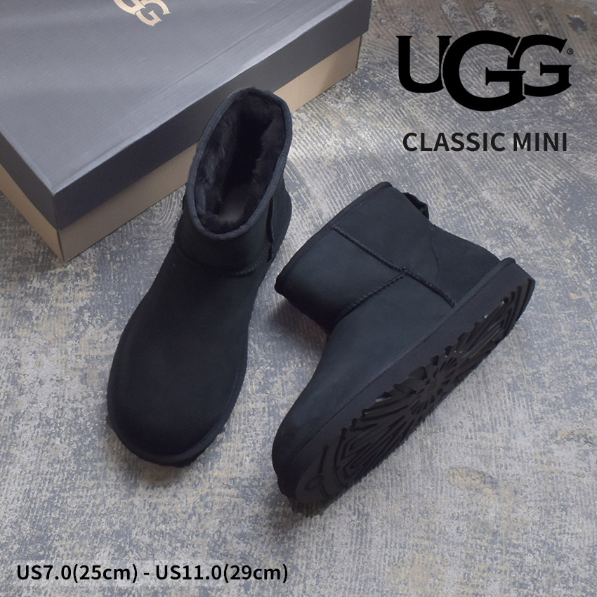 楽天市場】アグ クラシックミニ UGG ムートンブーツ メンズ ブラック