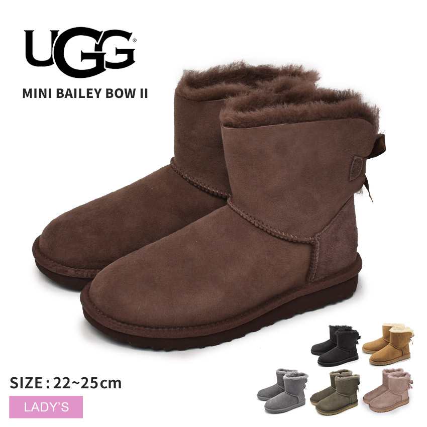 楽天市場】UGG ムートンブーツ レディース アグ ミニ ベイリーボウ II