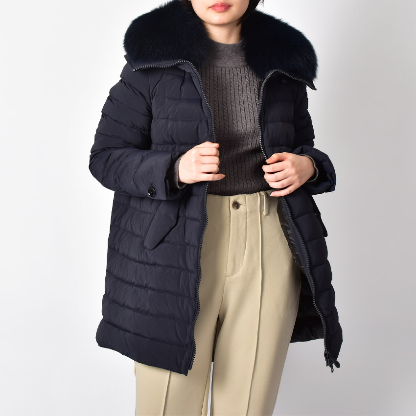 楽天市場】ピューテリー ダウンジャケット レディース ITOKA ML FUR