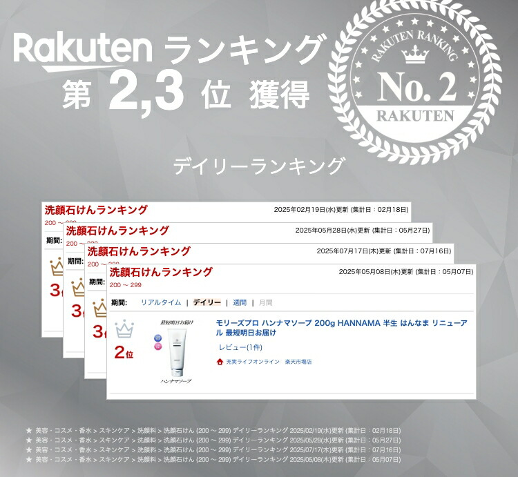 楽天市場】モリーズプロ ハンナマソープ 200g HANNAMA 半生 はんなま
