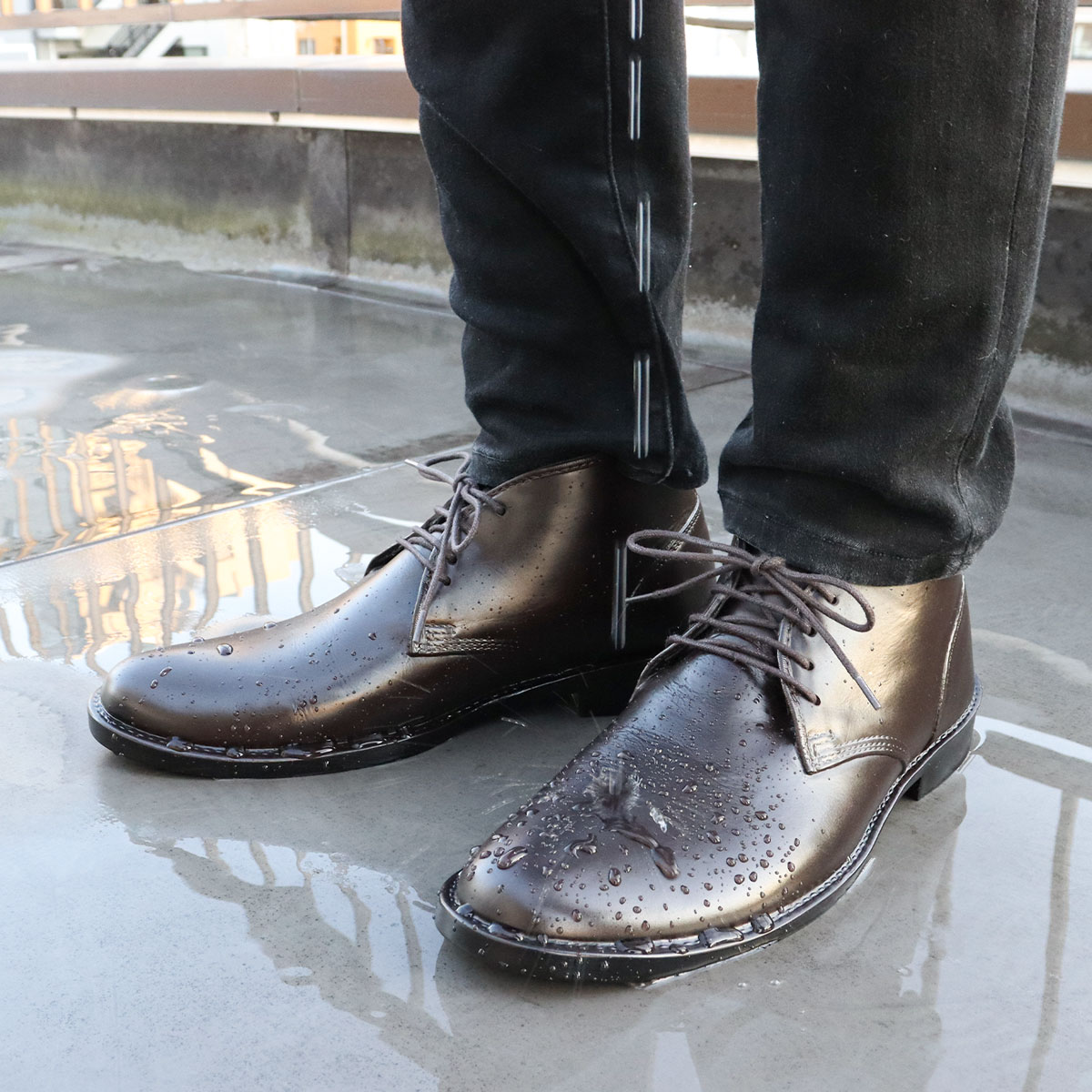 楽天市場】41%OFF 【SALE】 レインシューズ メンズ ビジネス 革靴風