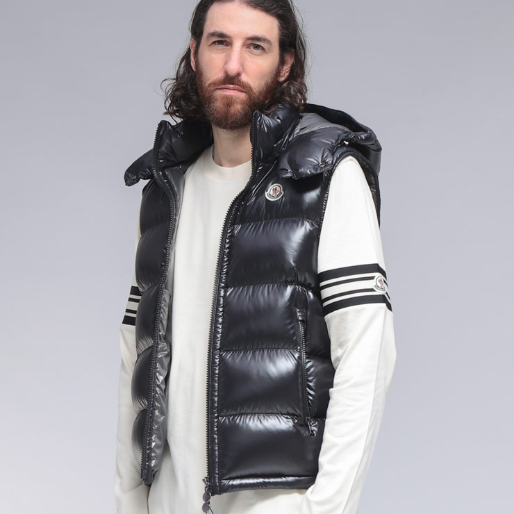 楽天市場】モンクレール ダウン ベスト（フード（有/無）取り外し