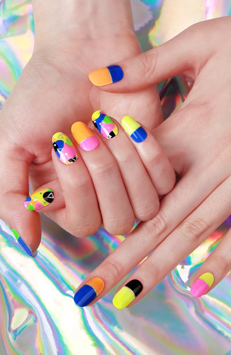 楽天市場】マニキュア シール ネイルシール 硬化不要 貼るだけ 簡単