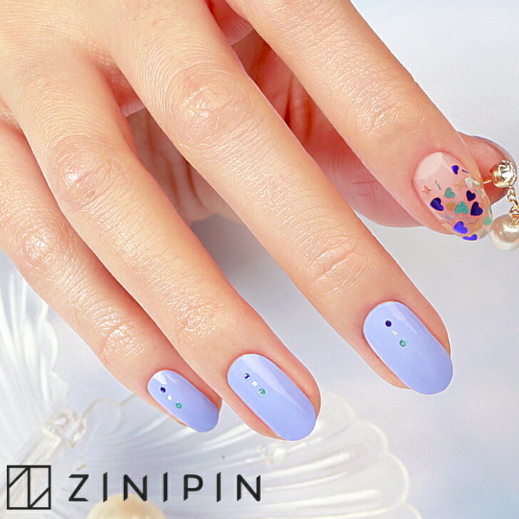 楽天市場】貼るだけ 簡単 ネイルシール ブルー ネイル【ユアマイハート