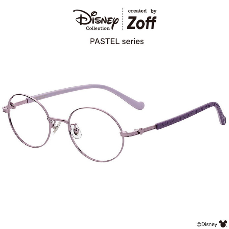 楽天市場】|ラウンド型 メガネ（パープル） Disney Collection created