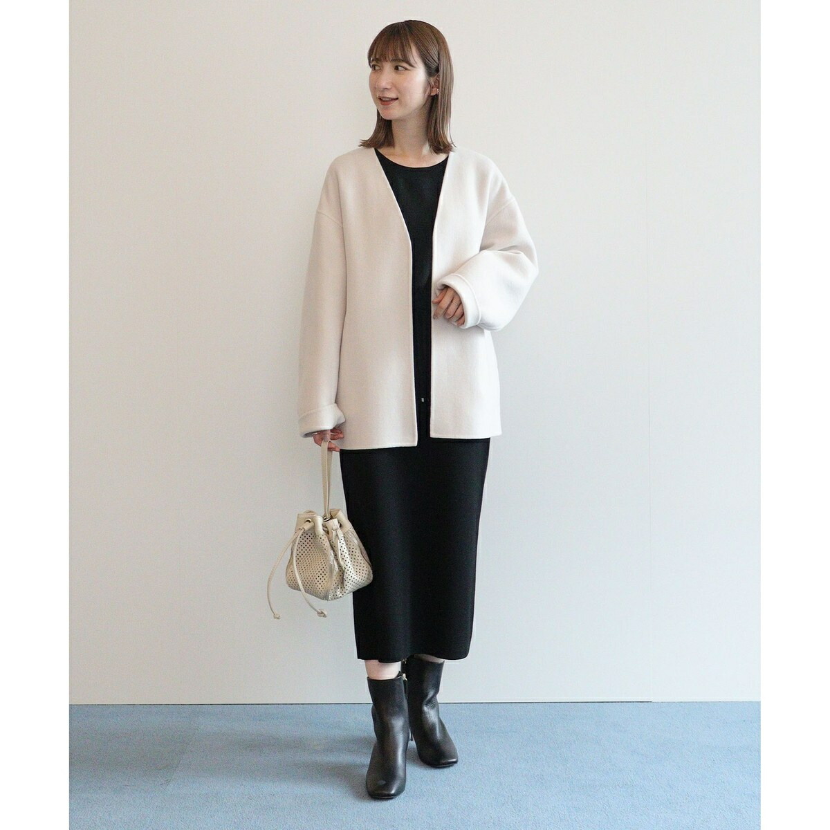 楽天市場】MANTECOリバー ショート コート／23区（23KU） : 丸井