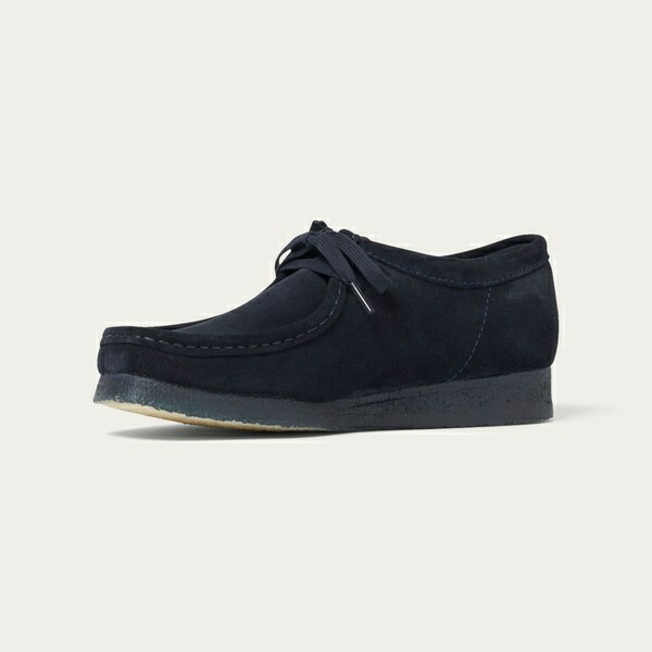 楽天市場】【別注】 ＜CLARKS＞ WALLABEE NAVY/シューズ／ビューティー