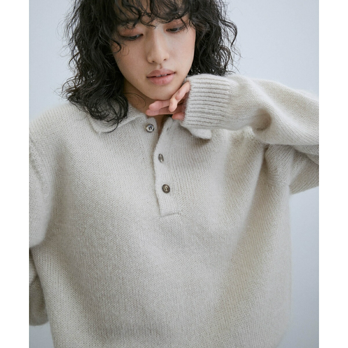 楽天市場】【BATONER】men PURE MOHAIR POLO／アダムエロペ（ADAM ET