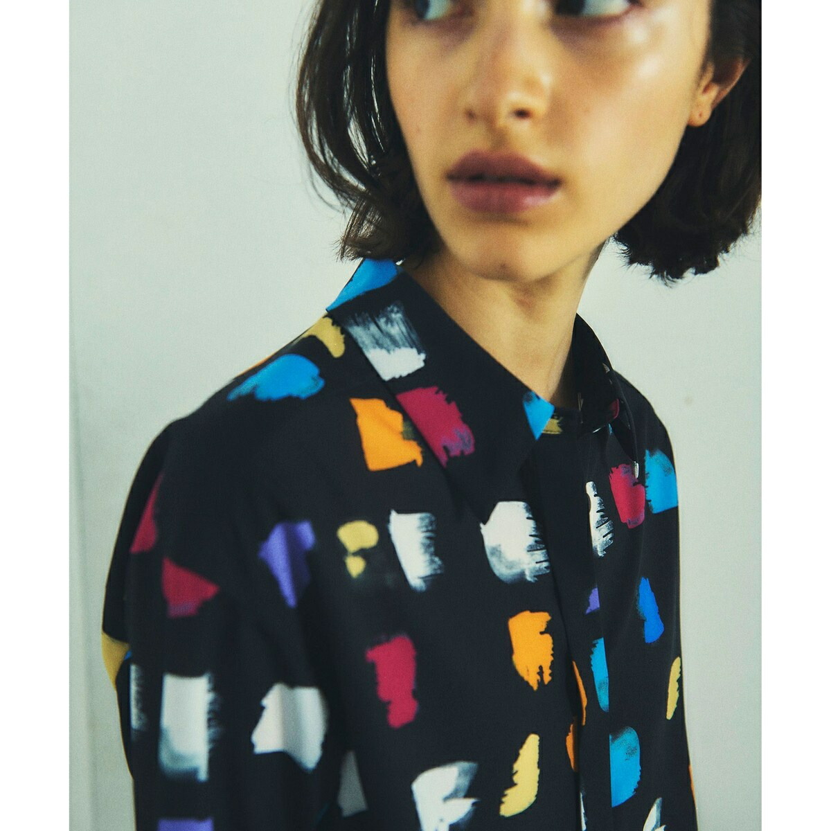 楽天市場】マルチペイントプリントブラウス／グレースコンチネンタル