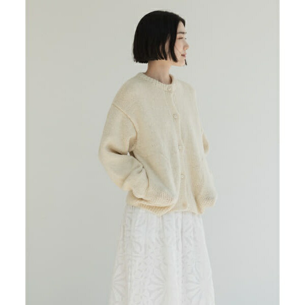 楽天市場】ペルークルーネックカーディガン／かぐれ（kagure） : 丸井