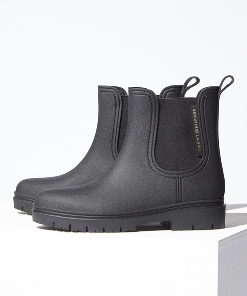 楽天市場】エッセンシャルトミーレインブーツ／トミー ヒルフィガー