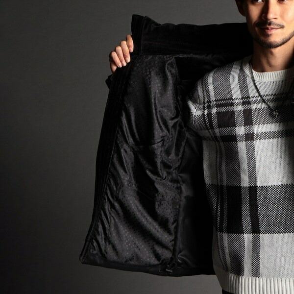 楽天市場】ニットベロア スタンドダウンブルゾン／ニコルクラブ