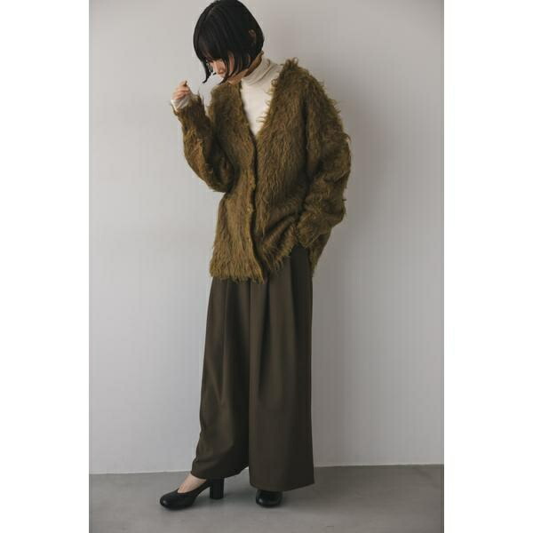 楽天市場】ヘアリーカールニットカーデ／スタイルミキサー（STYLEMIXER