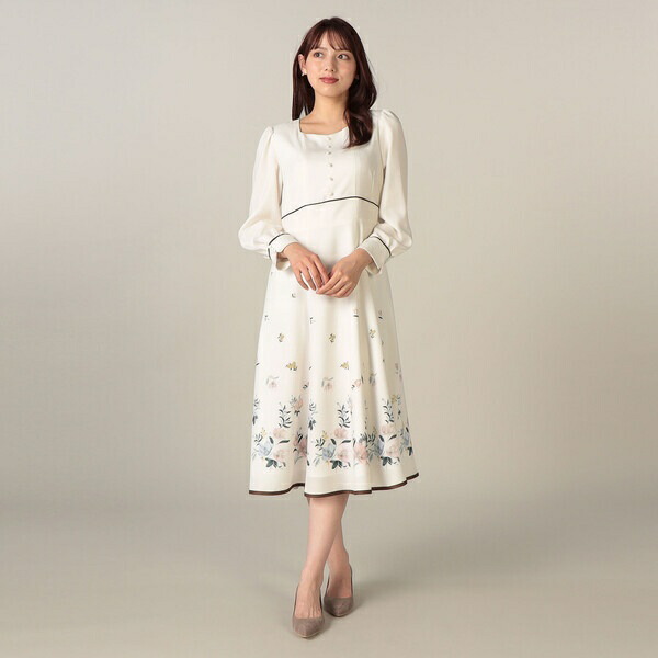 楽天市場】パネルフラワープリントワンピース／レッセパッセ（LAISSE