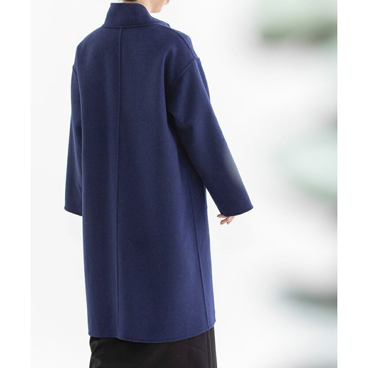 楽天市場】ダブルフェイスリバーシブルスタンド襟コート