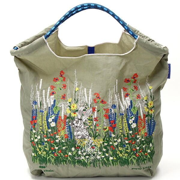 楽天市場】SUPER HAKKA×Ball＆Chain うさぎの隠れ家刺繍トートバッグ(M