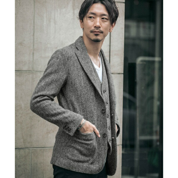 楽天市場】メンズジャケット(ハリスツイードジャケット)／アーバン