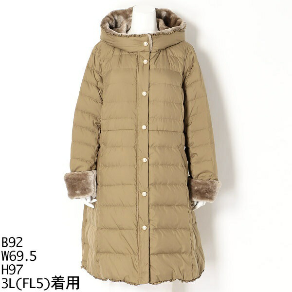 楽天市場】【3L】ドールダウンコート／フランシュリッペ（大きい