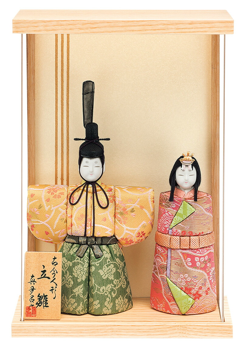 楽天市場】雛人形 真多呂 コンパクト ひな人形 雛 木目込人形飾り