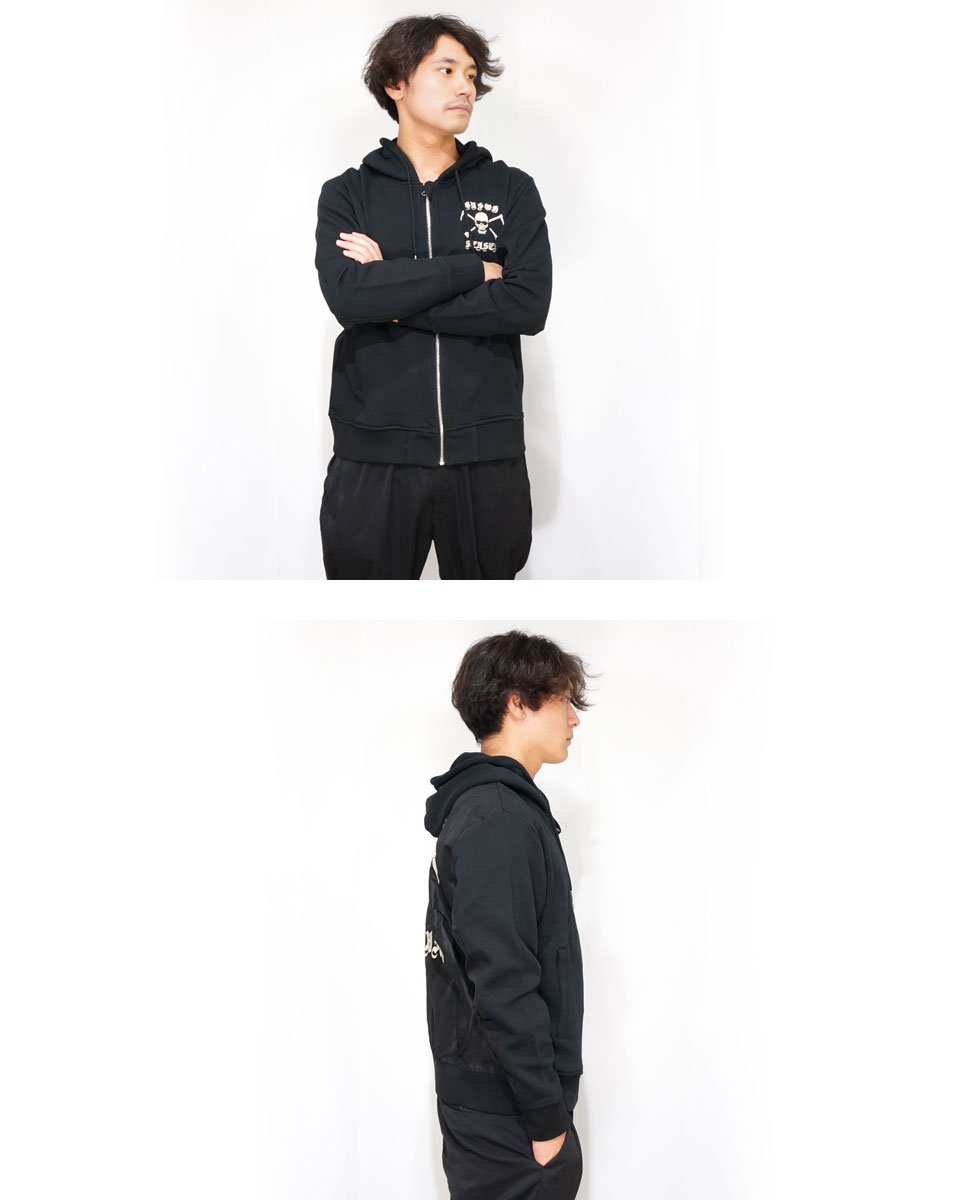 楽天市場】クローズワースト 背にドクロ刺繍 ナイロン切替 スウェット