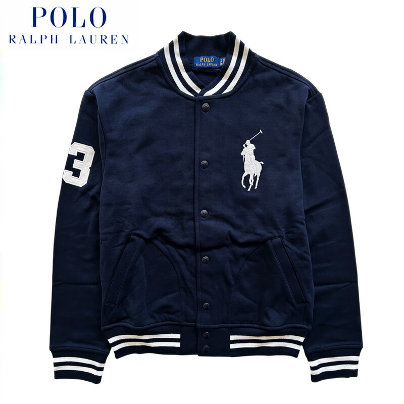 楽天市場】POLO RALPH LAUREN MEN'S FLEECE BASEBALL JACKET / ポロ