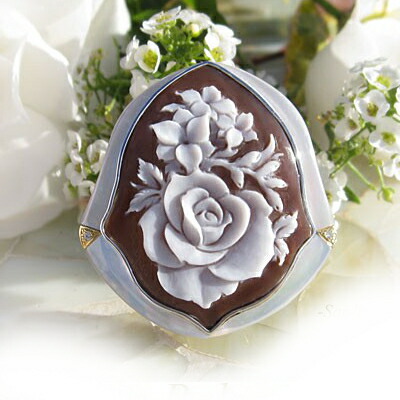 カメオピンブローチ Amazon.co.jp: Gyn&Joy クリスタルラインストーン